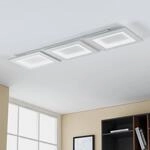 EGLO connect LED-Deckenlampe Padrogiano-Z 3-fl., 120 x 30 cm