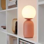 Tischlampe Notti, terracotta, Metall, Glas, H&ouml;he 35 cm