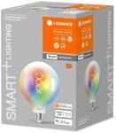 LEDVANCE SMART+ WiFi E27 4,8W klar G125 RGB CCT