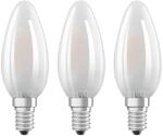OSRAM LED-Kerze E14 Classic B 4,2W 2.700K matt 3er