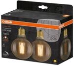 OSRAM 1906 E27 6,5W LED G95 824 gold dim 2er