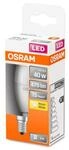 OSRAM Classic B LED-Lampe E14 4,9W 2.700K matt