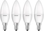 OSRAM LED-Kerze E14 Base Retro 4,9W 4er 2.700K