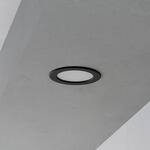 EGLO Leominster Deckenlampe mit rundem Holzschirm