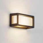 Lucande Au&szlig;enwandlampe Aurelien, anthrazit, 12,5cm, IP54