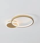 LED-Deckenlampe Gafares, gold, Alu, 41 cm Fernbedienung CCT