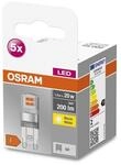 OSRAM Base PIN LED-Stiftsockel G9 1,9W 2.700K 5er