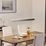 LED-H&auml;ngeleuchte Runa, nickel, L&auml;nge 92 cm