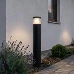 Lucande LED-Pollerlampe Darja, anthrazit, Metall, 100cm,IP54