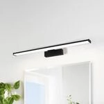 LED-Wandleuchte Pandella 1, L&auml;nge 60 cm, schwarz, Aluminium