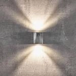 LED-Au&szlig;enwandlampe Canto Kubi 2, 10 cm, grau