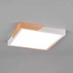 LED-Deckenlampe Meta, 31,5x31,5cm, 3.000K, wei&szlig;