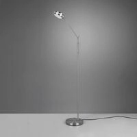 LED-Stehlampe Franklin, Sensordimmer, nickel matt