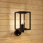 Lucande Au&szlig;enwandlampe Ferda, Sensor Fassung oben, anthrazit