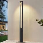 Lucande LED-Au&szlig;enleuchte Dovino, 200 cm, dunkelgrau, IP65