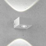 LED-Au&szlig;enwandleuchte Helsinki, silber
