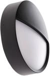 BRUMBERG Eye LED-Au&szlig;enwandleuchte, halb, schwarz