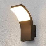 Lucande LED-Au&szlig;enwandleuchte Timm, 20 cm, anthrazit, IP54