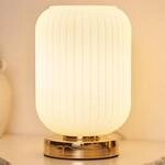 Pauleen Noble Purity Tischlampe mit wei&szlig;em Glas