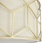 Maytoni Deckenleuchte Messina, &Oslash; 57 cm, beige, Leinen