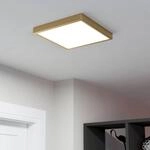 LED-Anbaupanel Fueva 5 IP20 830 messing 28,5x28,5