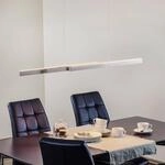 LED-H&auml;ngeleuchte Lara, 134 cm, ausziehbar, nickel