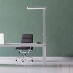 LED-Tischleuchte MAULjaval, wei&szlig;, 120 cm, dim, Klemfu&szlig;