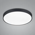 LED-Deckenlampe Waco, CCT, &Oslash; 49,5 cm, schwarz matt