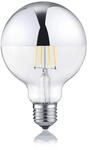 LED-Globelampe E27 7W 2.700K dimmbar Spiegelkopf