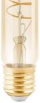 LED-R&ouml;hrenlampe E27 4W T30 1.600K Filament amber