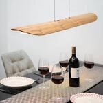 LED-Pendelleuchte Colombia XL, Asteiche natur