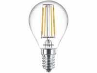 Philips LED-Lampe E14 4,3W P45 Filament 2.700K 2er