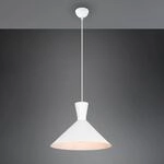 H&auml;ngeleuchte Enzo, einflammig, &Oslash; 35 cm, wei&szlig;