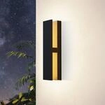 LED-Au&szlig;enwandleuchte Costorio, indirekt, schwarz