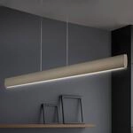 LED-H&auml;ngeleuchte Runa, bronze, L&auml;nge 92 cm