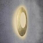 Escale Blade Open LED-Wandleuchte Blattgold &Oslash; 79cm