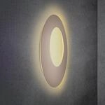 Escale Blade Open LED-Wandleuchte taupe &Oslash; 79 cm