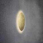 Escale Blade LED-Wandleuchte, Blattgold, &Oslash; 44 cm