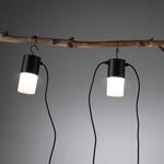 Paulmann Plug & Shine Au&szlig;enlichterkette Tubs anthrazit 3xE14
