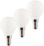 LED-Tropfenlampe E14 3W 2.700K 3erSet 470lm matt
