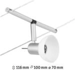 Paulmann Wire Sheela Spot f&uuml;r Seilsystem chrom