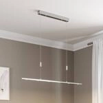Lucande LED-H&auml;ngelampe Arnik, 120 cm, nickelfarben, dimmbar