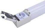 LED-Bad-Wandleuchte Lind D mit Steckdose