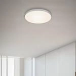 LED-Deckenleuchte Flame, &Oslash; 28,7 cm, silber