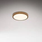 LED-Deckenlampe Runa Wood Holzoptik 3.000 K &Oslash;28cm