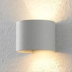 Arcchio Wandleuchte Zuzana, rund, wei&szlig;, G9, 13 cm breit