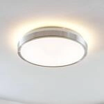 Lindby LED-Deckenlampe Emelie, &Oslash; 35 cm, alufarben, Metall