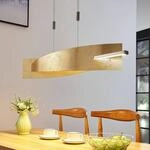 Lucande LED-H&auml;ngeleuchte Marija, 101 cm, goldfarben, dimmbar