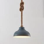 Lindby H&auml;ngeleuchte Chaby, &Oslash; 29 cm, einflammig, Metall, Seil