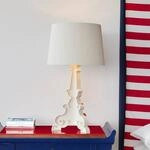 Kartell LED-Tischleuchte Bourgie Mat, wei&szlig;, H&ouml;he 78 cm